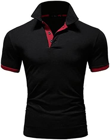 WENKOMG1 MENS CORLOGEL MISTURA COLA PLAY SLIM FIX CHAMADA POLO DE MANAGEM CURTA, CAMISA DE TENNO DE TENNIS DE TENNIS DE TENNO DE TENNO DE TENNO DE TENNO CASUAL