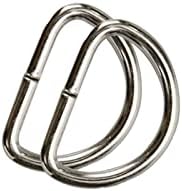 Tsnamay 20pcs 0,39 polegadas de metal d anéis fivelas antiguidades para cintos bolsas de couro diy de couro, prata 10mm