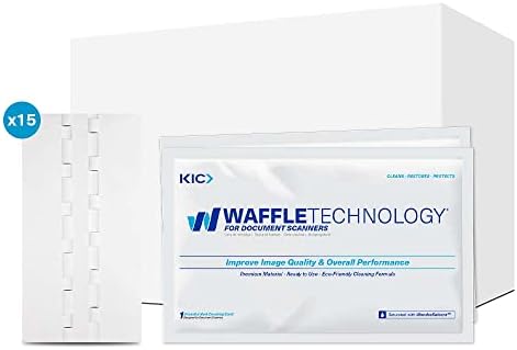 Card de limpeza do scanner Fed Fed com waffletechnology
