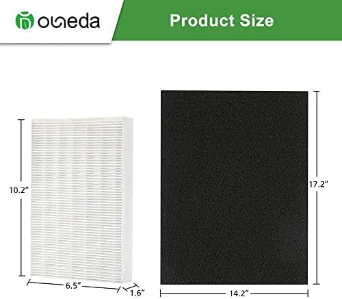 Oouneda Substituição para filtro de filtro Honeywell R & hpa300, compatível com o purificador de ar honeywell hpa300