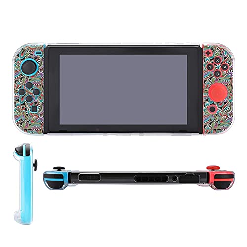 Caso para o Nintendo Switch, Paisley Swirl Cinco Pieces Defina acessórios de console de casos de capa protetores