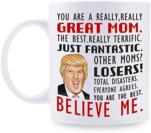 Donald Trump Mug, você é uma ótima mãe - presentes para mamãe de filha/filho/marido, caneca de café Presente de brincadeira para