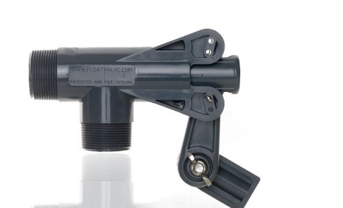 Válvula Kerick PS150SS Válvula de flutuação de PVC, montagem padrão, 124 gpm a 50 psi, 1-1/2 NPT macho
