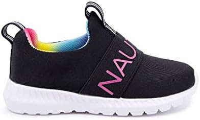 Nautica Kids Fashion Sneaker Slip -On Athletic Running Sapato | Garoto - Menina |