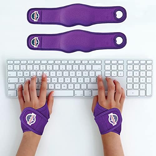 Expoprox.wearable gel de pulso Rest Pads.mouse e teclado Suporte de pulso Brace de pulso ajustável.