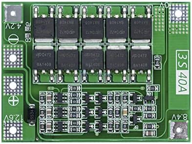 5pcs 3s 40A 11,1V 12.6V 18650 Placa de proteção ao carregador de bateria de lítio PCB BMS para broca 40A Corrente