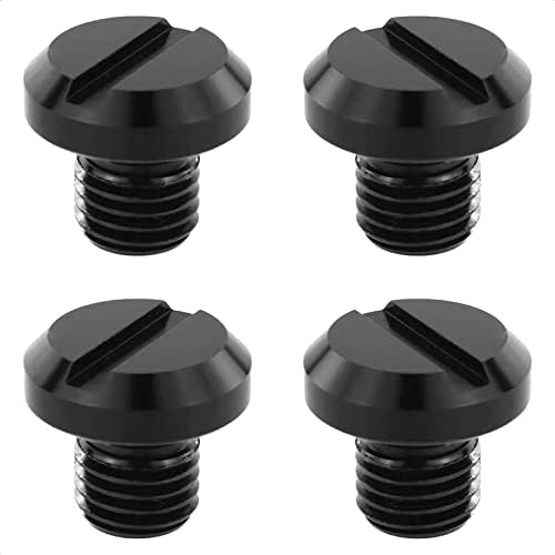 ALEOED 4 PCS Motorcicle M10x1.25 Plugues de orifício Espelho parafuso Faixa universal para Yamaha FZ-07 FZ-09 MT-07 MT-09FZ HONDA CRF250 CB500F CRF1000L XL700V NC750X BMW G310 KAWASAKI DUCATI