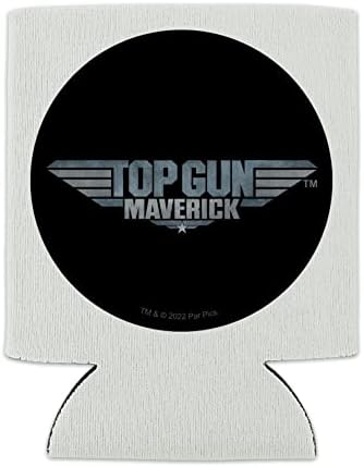 Gun superior: Logotipo Maverick CAN - Drink Huve Huve Hugger Isolador dobrável - Suporte isolado de bebida