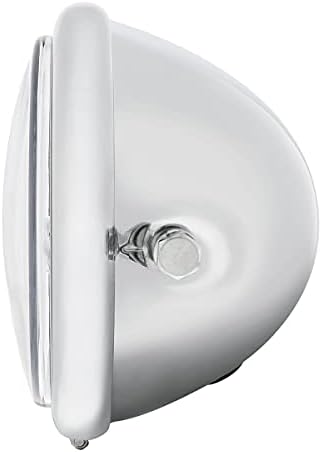 United Pacific 32793 Chrome 5-3/4 polegadas farol de motocicleta com farol de cristal - montagem lateral