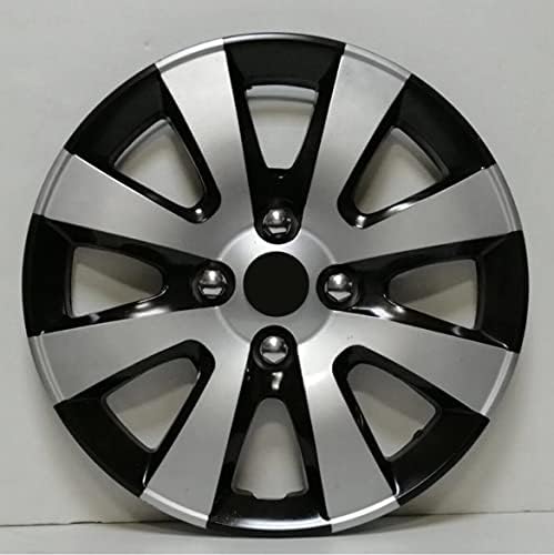 Conjunto de copri de tampa de 4 rodas 15 polegadas Black Hubcap Snap-On Fits Toyota Yaris Prius