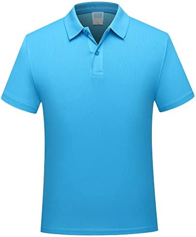 Femoy Camisa Polo Rápida seco para homens Camisas de pólo de golfe casual Casual atlético