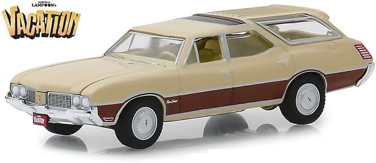 Collectibles Greenlight 44840 -E Hollywood Series 24 - National Lampoon's Facation - 1970 Scale Oldsmobile Vista Cruiser 1/64