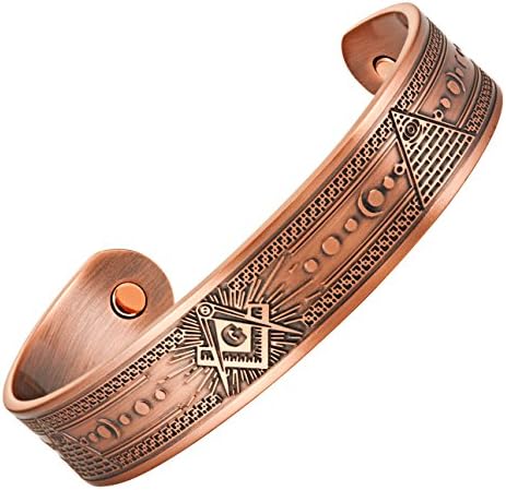 Maçoman Minonic Men's Pure Copper Ajuste Braça