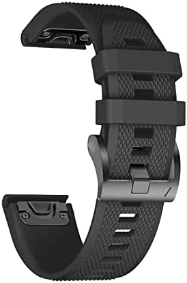 JDIME 22 26mm Watch Band Silicone Strap Official para Garmin Fenix ​​5 5x 5Splus 3 hr 6x 6 Pro Watch Redunda Fácil FIL