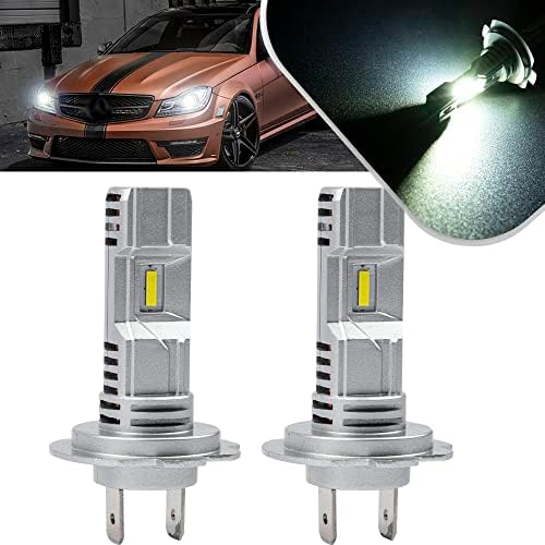 NSLUMO H7 LED BULBA DE FARELHO PARA BEN'Z C CLK CLK W203 W204 W205 PRÉ-FACELIFT BOW & HIGH BEAM 6900K Xenon White Super Bright LED Kit de conversão de farol Canbus Canbus