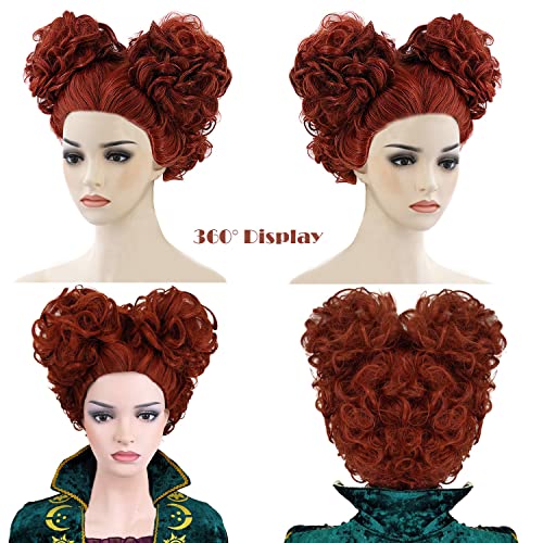 Wig Brown Brown para mulheres Auburn peruca curta curta peruca avermelhada peruca marrom para mulheres peruca de cosplay