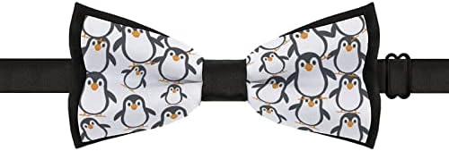 WeedKeycat Penguin Funny Cocontie Pré-amarrada laço formal laço