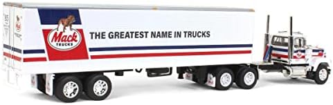Die Cast Promotions 1/64 Mack Super-Liner O melhor nome em caminhões com trailer vintage de 40 '60-0986