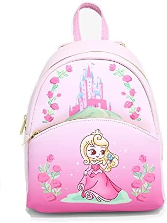 Loungefly Disney Beleza Adormável Chibi Aurora Mini Mochila