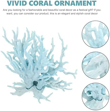 POPETPOP VIVID CORAL FIGURINA DO CORAL Decorativo de coral Aquário Ornamento de coral tanque de peixes
