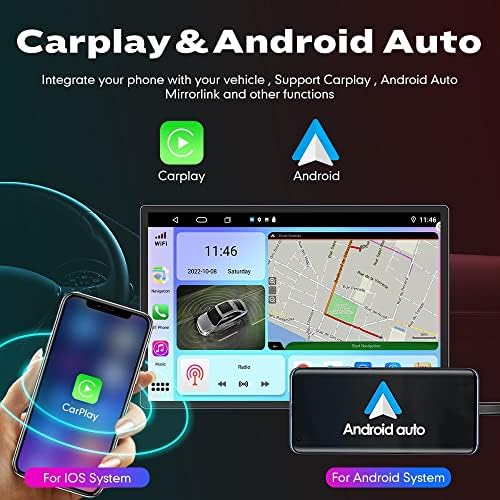 WOSTOKE 13.1 Android Radio CarPlay & Android AUTO AUTORADIO NAVEGAÇÃO DE NAVEGAÇÃO DE CARRO Multimídia GPS Crega de toque RDS