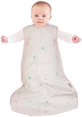 Baby Sack Sack Cotton Muslin Lightweight Summer Criança Esmite Essential Sageira Essential 3-6 meses Baby Cobertor vestível 6-12m