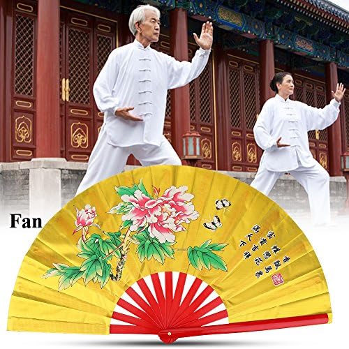 Dilwe tai chi fã, chinês japonês kung fu tai chi fã de mão tradicional chinês manutenção de mão dobrável com superfície de flor