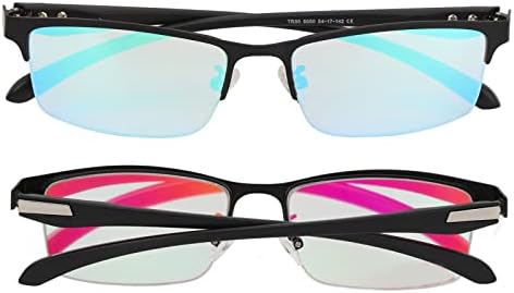 Óculos de cor de cor de coroas para homens e mulheres, óculos de daldes de transmissão de alta transmitência com estojo