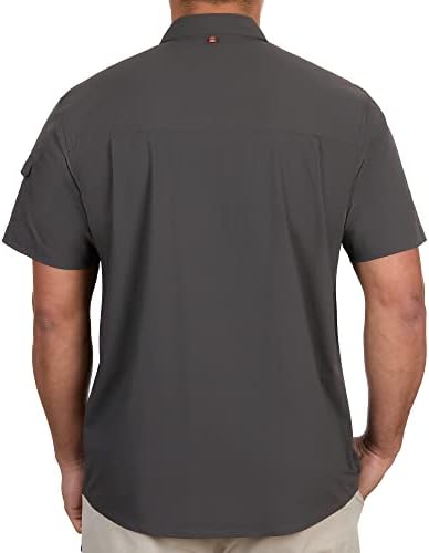 A camisa de pesca do rio Blackfoot River, ao ar livre americano, camisa de pesca para homens