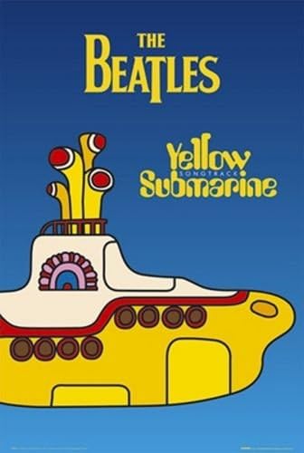 The Beatles Yellow Submarine Cover Poster Print