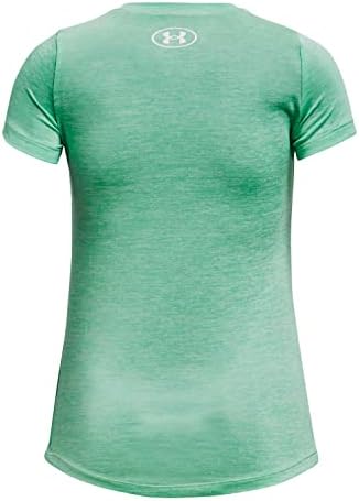 Under Armour Girls 'Tech Twist Arch Big Logo Camiseta de Crew-Mayeve Neck