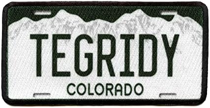 Colorado TEGRITY PLACE PLACE PACK CENTENNIAL ESTADO Bordado Ferro em