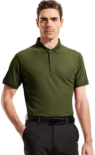 Mier Men's Golf Polo Camisetas regulares camisetas de colarinho casual da moda