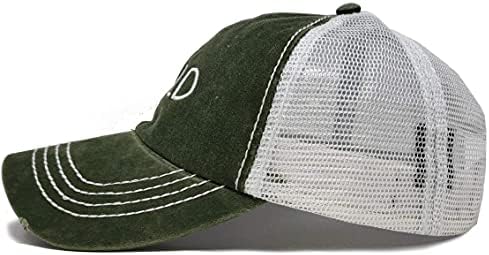 Funky Junque Dad Hat Hat Unisex Mesh Crucker Andividado Capinho de beisebol vintage