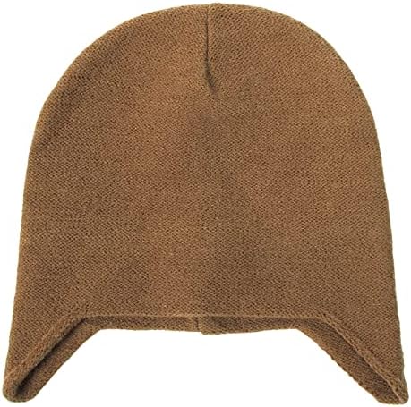 Chapéu de inverno para homens com mangueira elástica de chapéu de gorro liso de moda malha de hip hop tampas casuais de cor