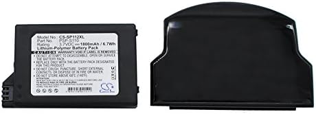 Bateria de 1800mAh para Sony PSP 2º, PSP-2000, PSP-3000, PSP-3004, PSP SILM