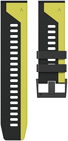 Buday 22 26mm Smart Watch Band tiras para Garmin Fenix ​​6 6s 6x Pro 5x 5 5S 3HR 935 945 RELUMA RÁPIDA