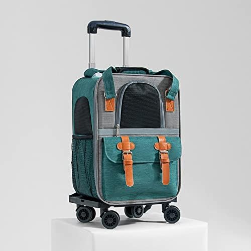 Backpack de mala de animais de estimação Zlxdp Backpack Backpack de cachorro de cachorro respirável Caso de carrinho de viagem