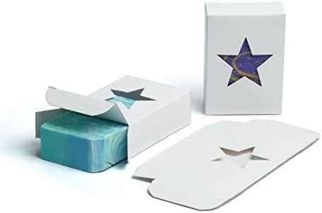 50 CIP WHITE STAR SOAP CAX - Embalagem de sabão caseira - SOAPA FORNECIMENTO - FEITO NOS EUA! - 50 pacote