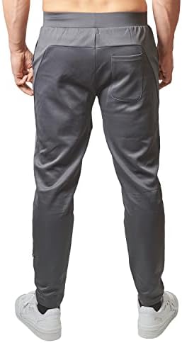 Brutal buda masculino de liberdade premium corredores, calças de moletom com revestimento e bolsos com zíper, design integrado