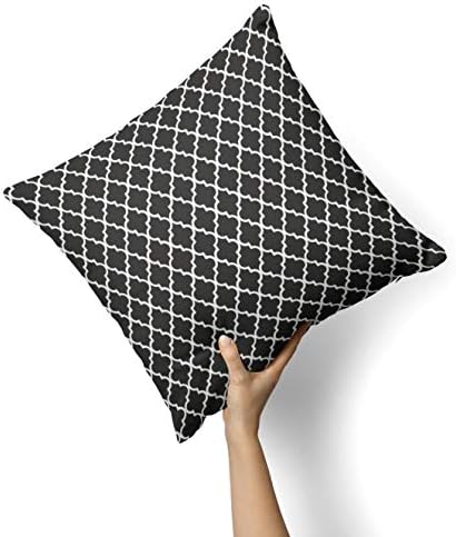 Iirov Marrocan Blank - decoração decorativa personalizada de casa interna ou externa Tampa de travesseiro, além de almofada