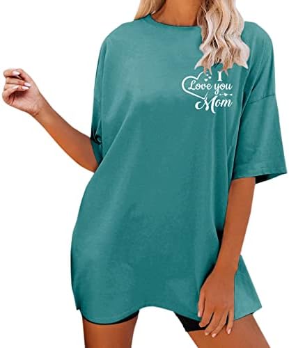 Além disso, tops para mulheres plus size, cartas impressas o-pescoço curto t-shirt praia camisetas fofas para mulheres