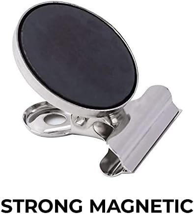 Clipes magnéticos de serviço pesado para geladeira - ímãs de 4pcs para geladeira ímãs fortes extras - ímãs de metal pesado
