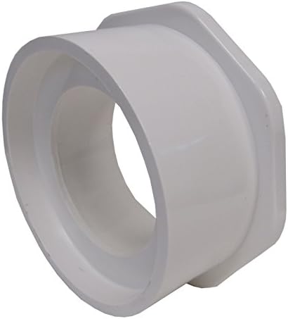 Cronograma da ERA 40 PVC 2 polegadas x 1-1/2 polegada Reducador Bucha, Slip X Socket, NSF