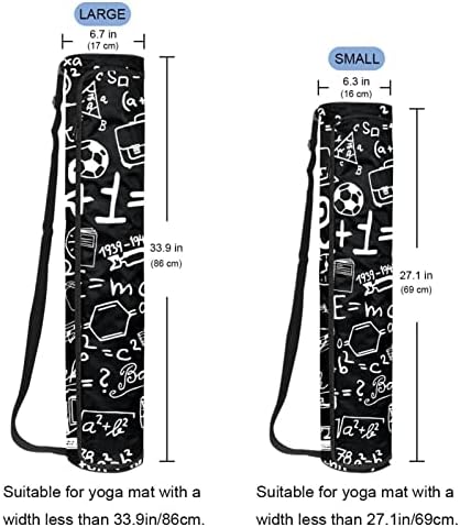 Bolsa de tapete de ioga, matemática Blackborad Exercício Transitador de tapete de tape