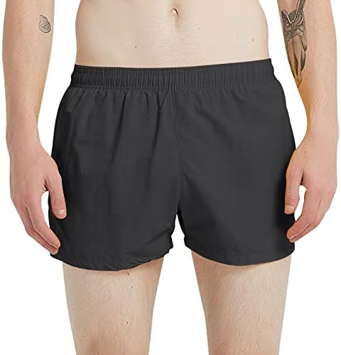 Shorts bmisegm para homens homens casuais moda casual cor sólida de cor sólida calça de secagem plus size size nadar