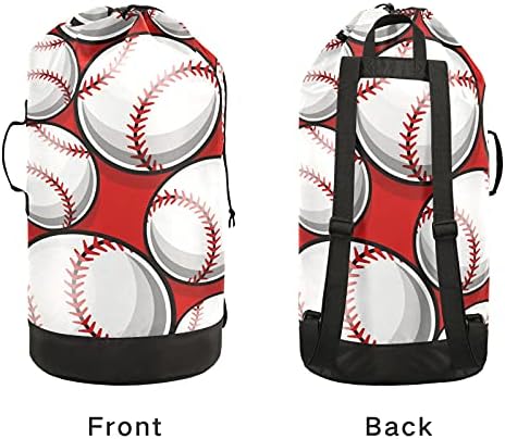 Mochila de lavanderia de lavanderia de softbol de beisebol grande para a mochila para estudantes universitários com alças