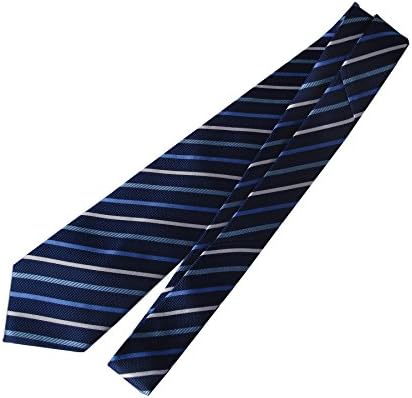 Colete formal de traje formal de donnson com gravata listrada azul