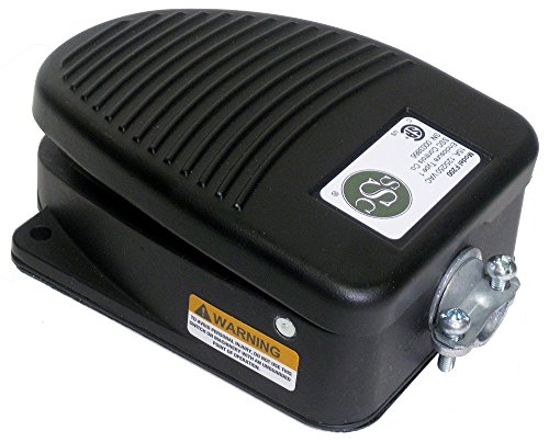 O SSC controla o interruptor F200 Foot, ação momentânea, SPDT, 15 amp, moldura, elétrica, pedal único, fabricado nos EUA