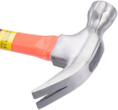 Hammer de garra de Harfington, 16 oz de cura de garra de garra com pregos com punho de absorção de choque e cabeça de aço de alto carbono para pregar paredes em casa acampamento DIY